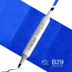 Copic Marker Sketch – B29 Ultramarine