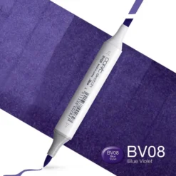 Copic Marker Sketch – BV08 Blue Violet
