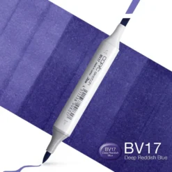 Copic Marker Sketch – BV17 Deep Reddish Blue