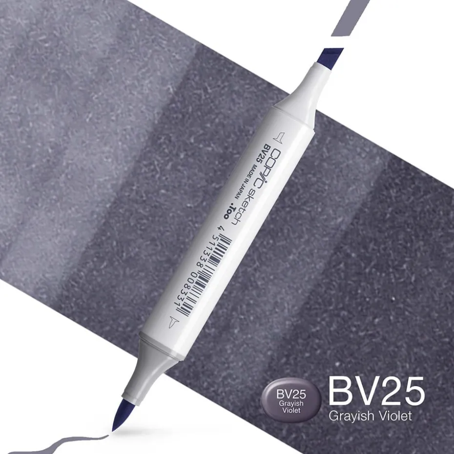 Copic Marker Sketch – BV25 Grayish Violet