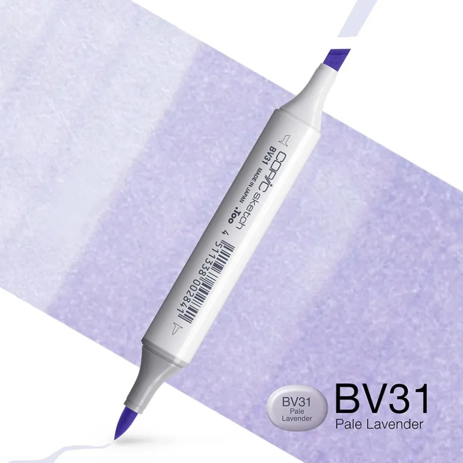 Copic Marker Sketch – BV31 Pale Lavender