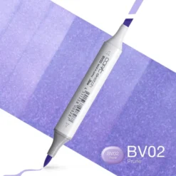 Copic Marker Sketch – BV02 Prune