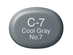 Copic Marker Sketch – C7 Cool Gray No.7
