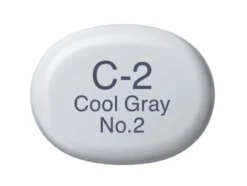 Copic Marker Sketch – C2 Cool Gray No.2