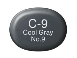 Copic Marker Sketch – C9 Cool Gray No.9
