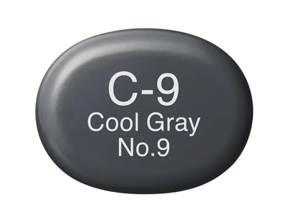 Copic Marker Sketch – C9 Cool Gray No.9