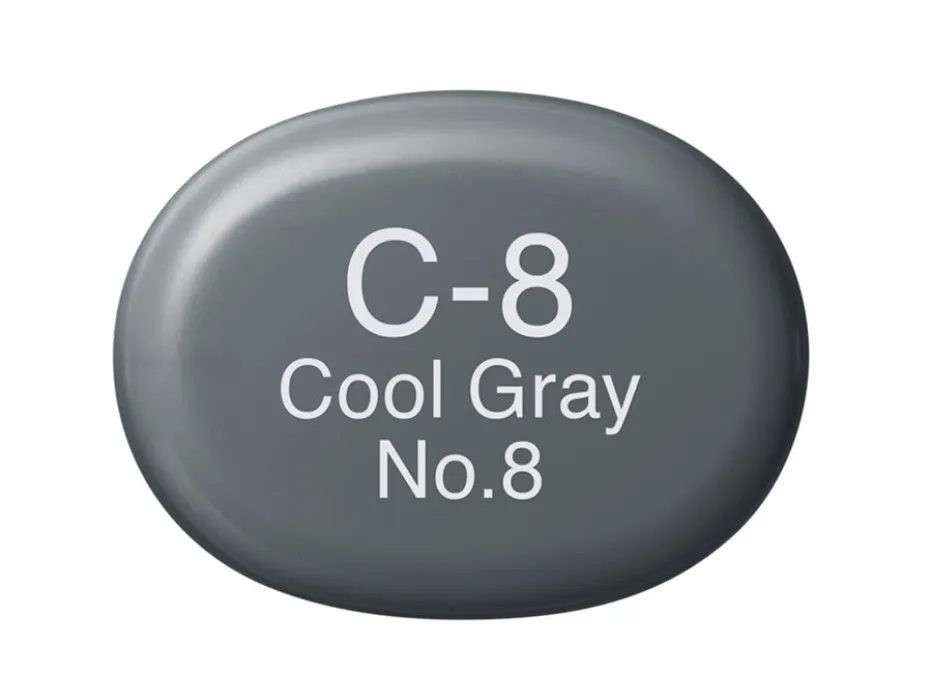 Copic Marker Sketch – C8 Cool Gray No.8