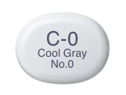 Copic Marker Sketch – C0 Cool Gray No.0