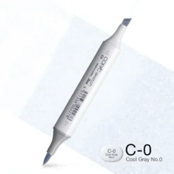 Copic Marker Sketch – C0 Cool Gray No.0