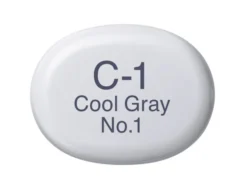 Copic Marker Sketch – C1 Cool Gray No.1