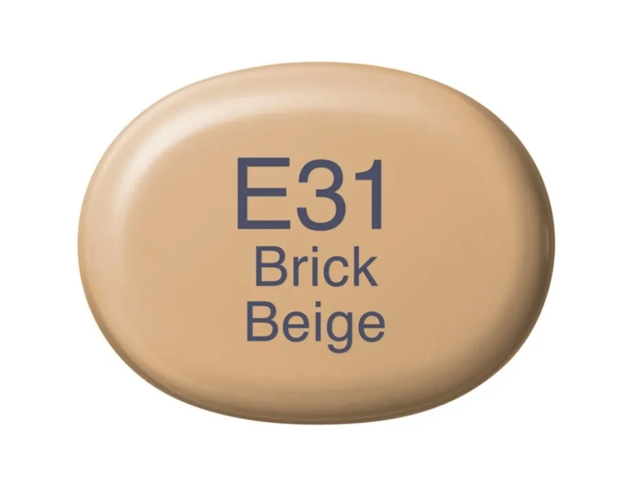 Copic Marker Sketch – E31 Brick Beige