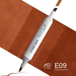 Copic Marker Sketch – E09 Burnt Sienna