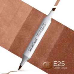 Copic Marker Sketch – E25 Caribe Cocoa