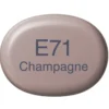 Copic Marker Sketch – E71 Champagne