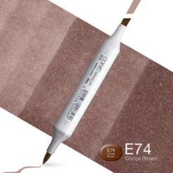 Copic Marker Sketch – E74 Cocoa Brown