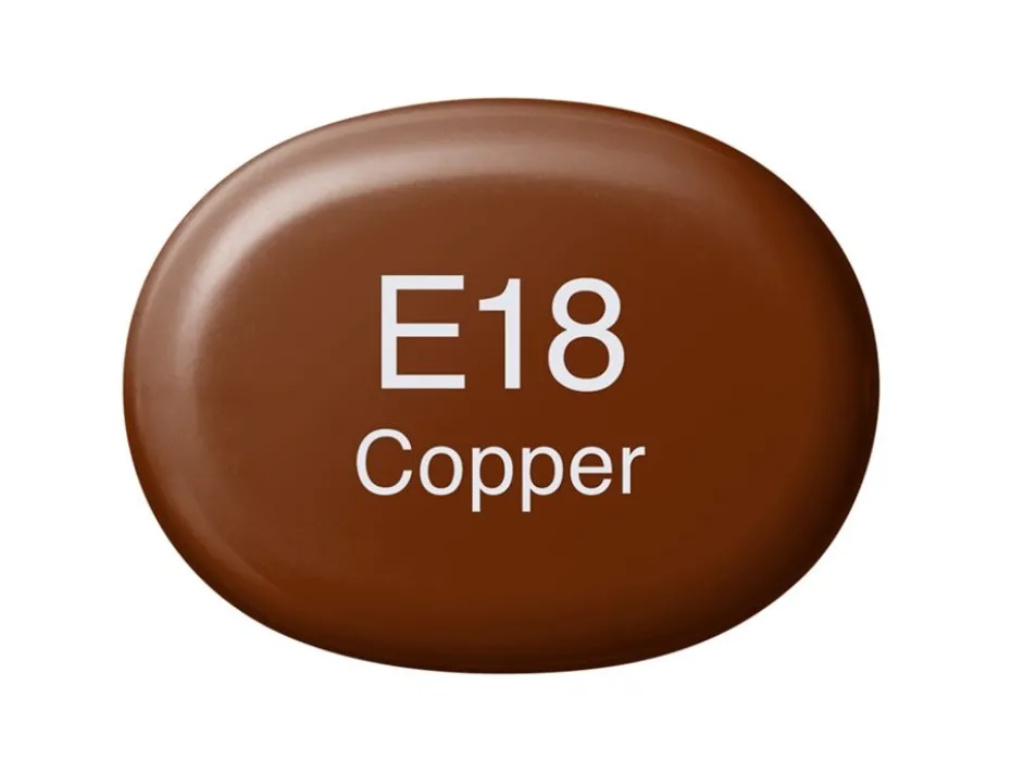 Copic Marker Sketch – E18 Copper