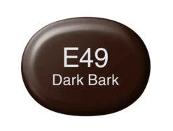 Copic Marker Sketch – E49 Dark Bark