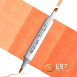Copic Marker Sketch – E97 Deep Orange