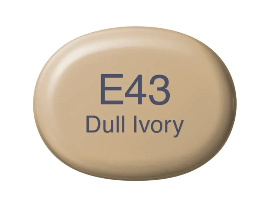 Copic Marker Sketch – E43 Dull Ivory