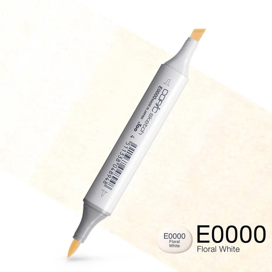 Copic Marker Sketch – E0000 Floral White