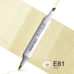 Copic Marker Sketch – E81 Ivory