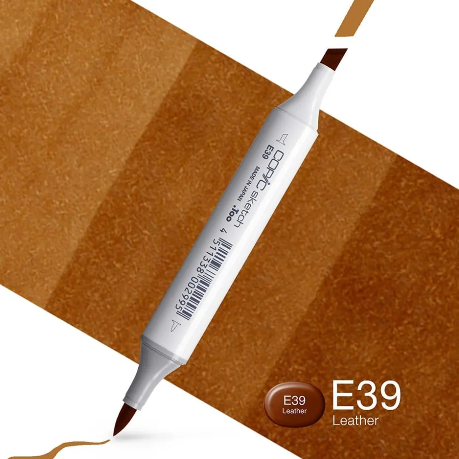 Copic Marker Sketch – E39 Leather