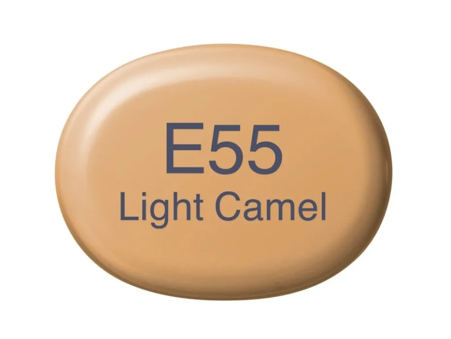 Copic Marker Sketch – E55 Light Camel