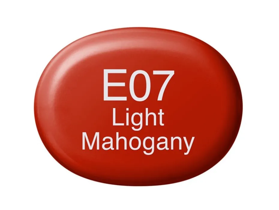 Copic Marker Sketch – E07 Light Mahogany