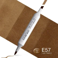 Copic Marker Sketch – E57 Light Walnut