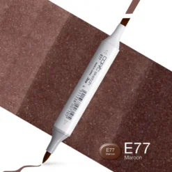 Copic Marker Sketch – E77 Maroon