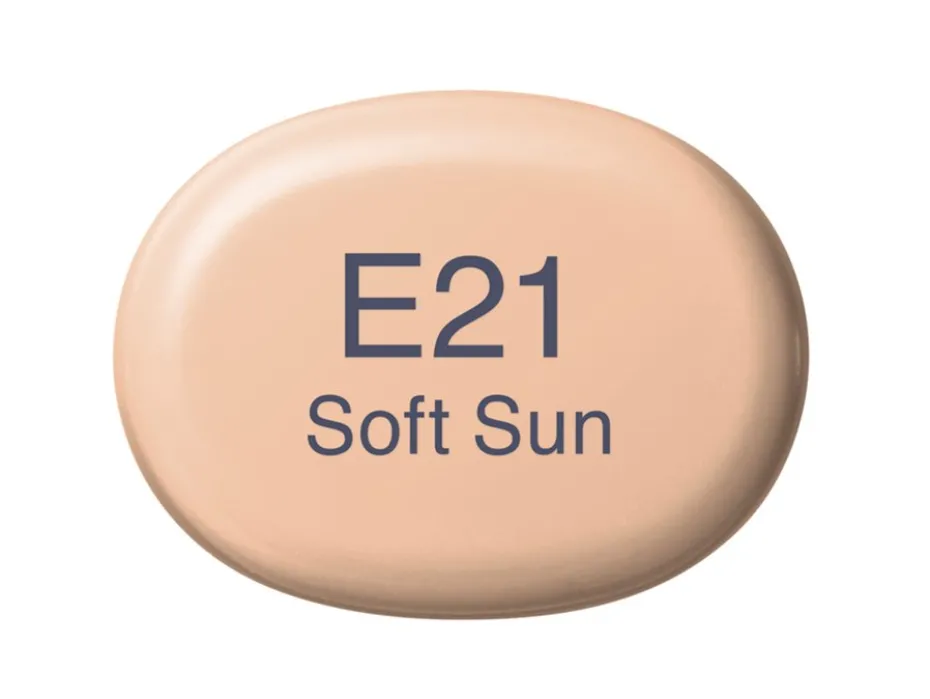 Copic Marker Sketch – E21 Soft Sun
