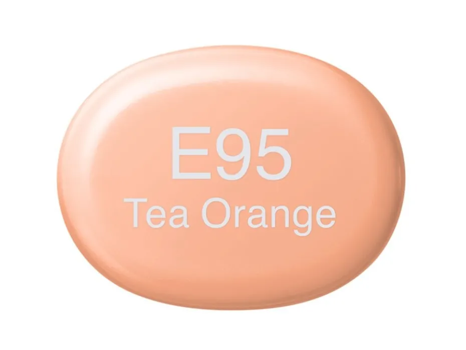 Copic Marker Sketch – E95 Tea Orange