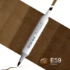 Copic Marker Sketch – E59 Walnut