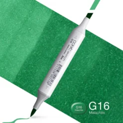 Copic Marker Sketch – G16 Malachite