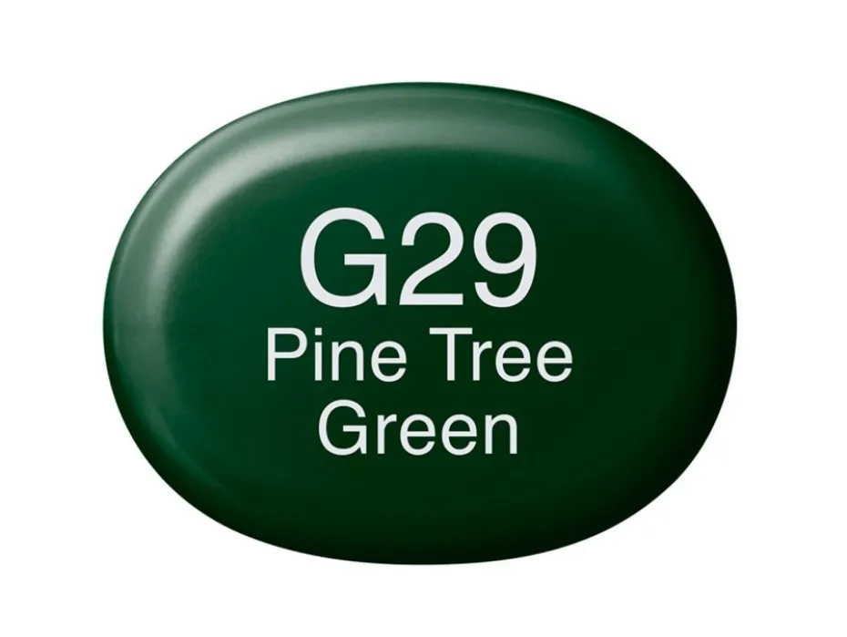 Copic Marker Sketch – G29 Pine Tree Green