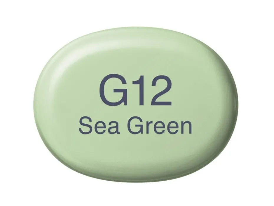 Copic Marker Sketch – G12 Sea Green