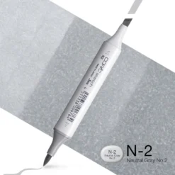 Copic Marker Sketch – N2 Neutral Gray No.2