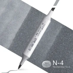 Copic Marker Sketch – N4 Neutral Gray No.4