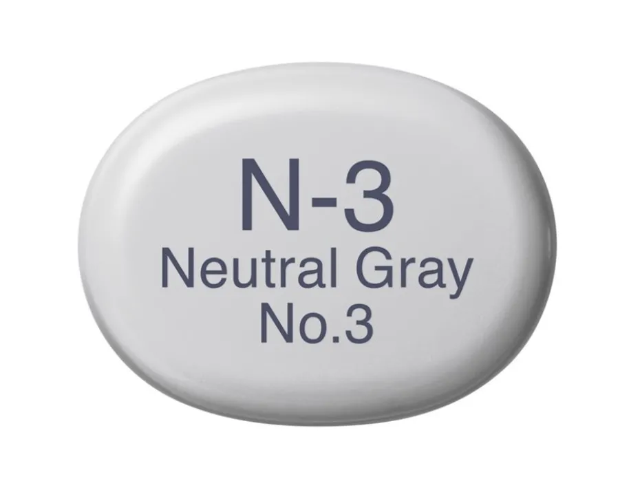 Copic Marker Sketch – N3 Neutral Gray No.3