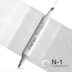 Copic Marker Sketch – N1 Neutral Gray No.1
