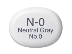 Copic Marker Sketch – N0 Neutral Gray No.0