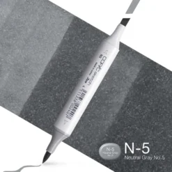 Copic Marker Sketch – N5 Neutral Gray No.5