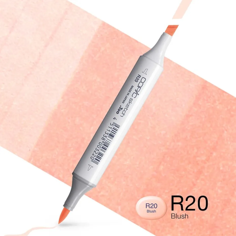 Copic Marker Sketch – R20 Blush