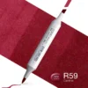 Copic Marker Sketch – R59 Cardinal