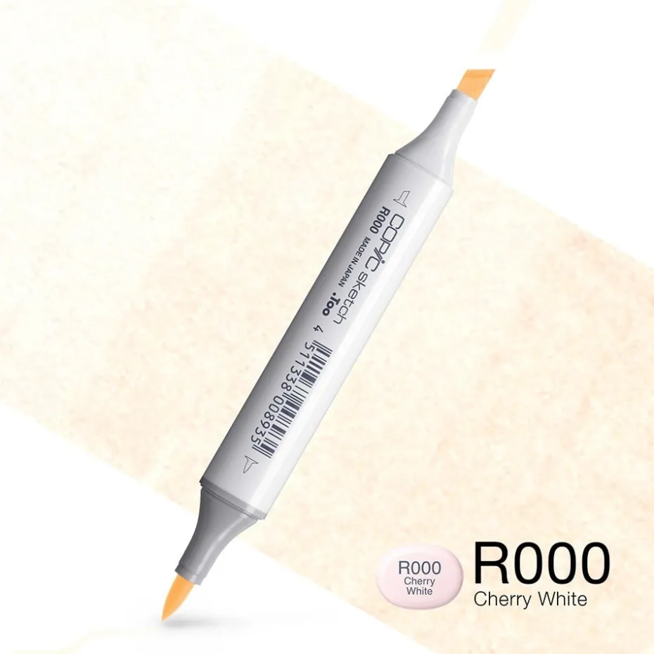 Copic Marker Sketch – R000 Cherry White
