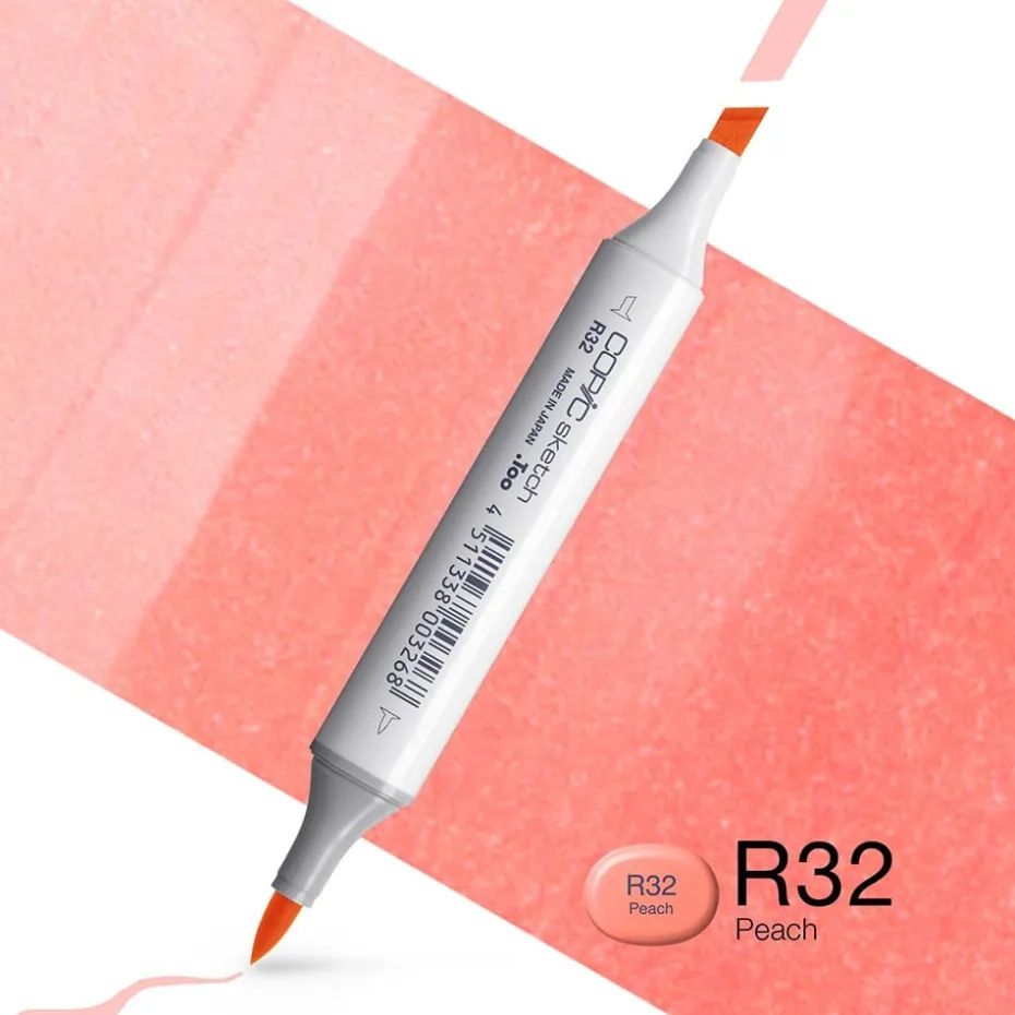 Copic Marker Sketch – R32 Peach