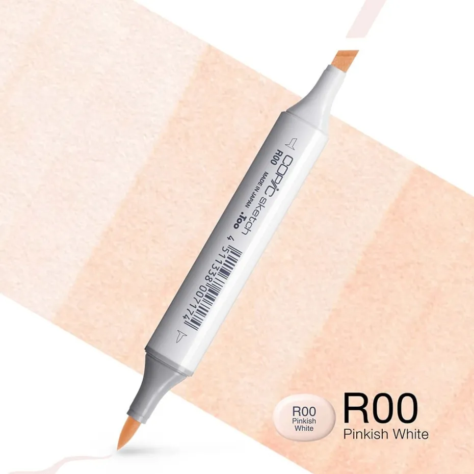 Copic Marker Sketch – R00 Pinkish White