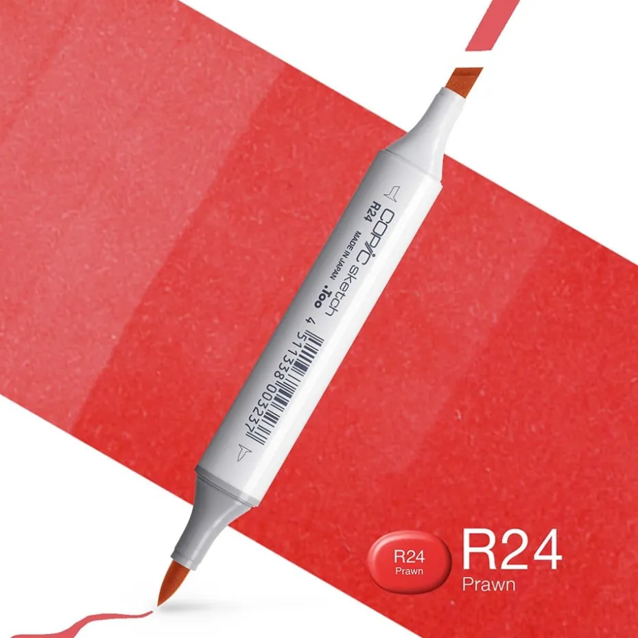 Copic Marker Sketch – R24 Prawn