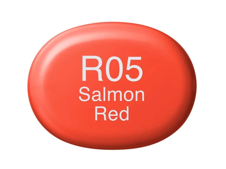 Copic Marker Sketch – R05 Salmon Red