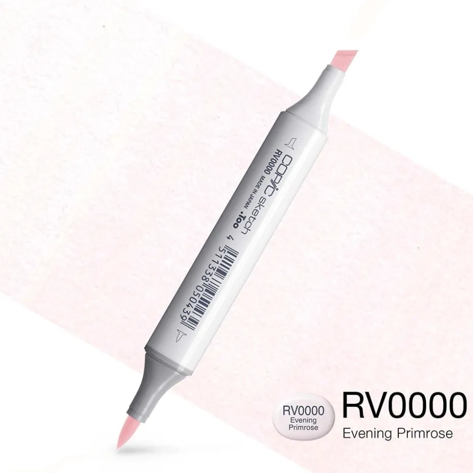 Copic Marker Sketch – RV0000 Evening Primrose
